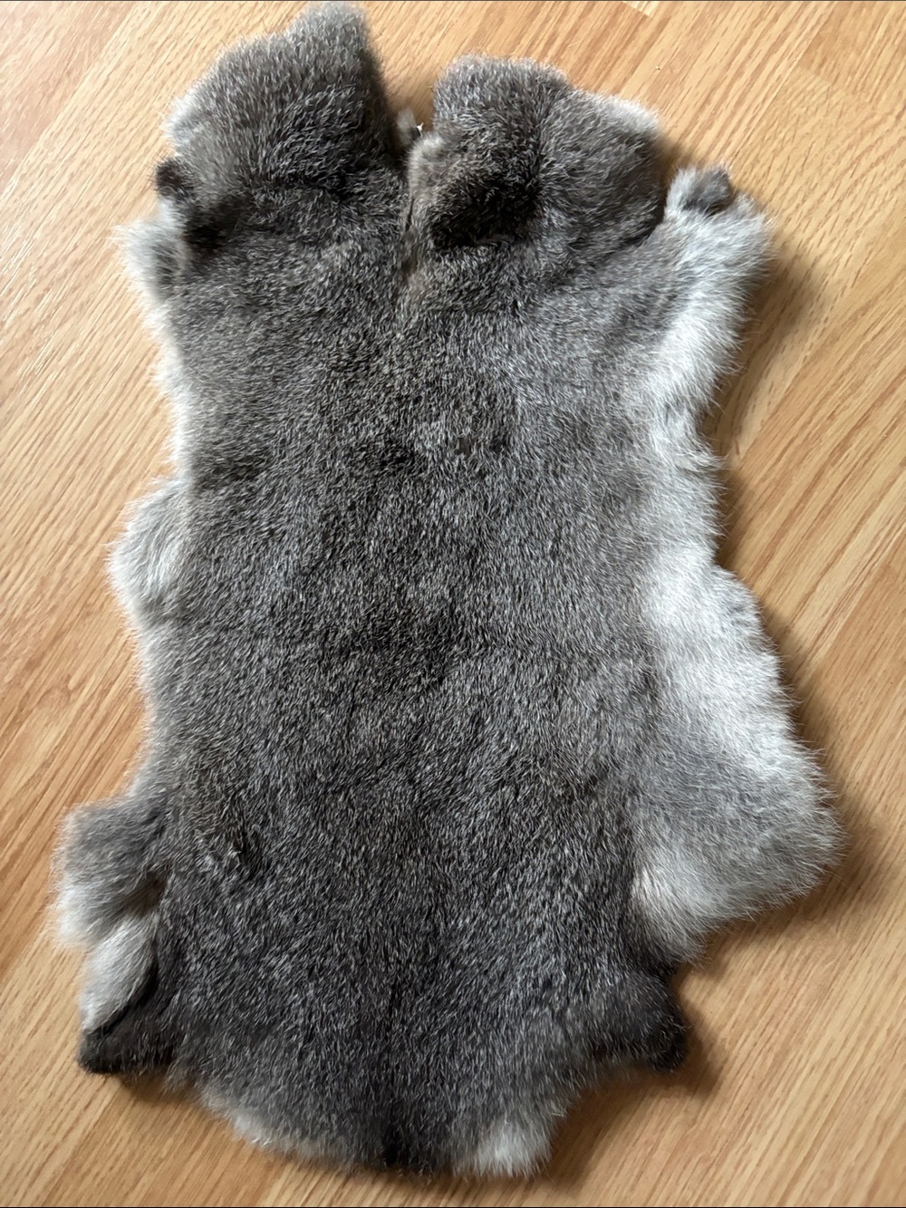B0264 natural rabbit fur pelt craft supply